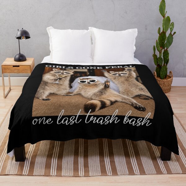 Item preview, Girls Gone Feral Raccoon meme designed and sold by ellapaintcoast.