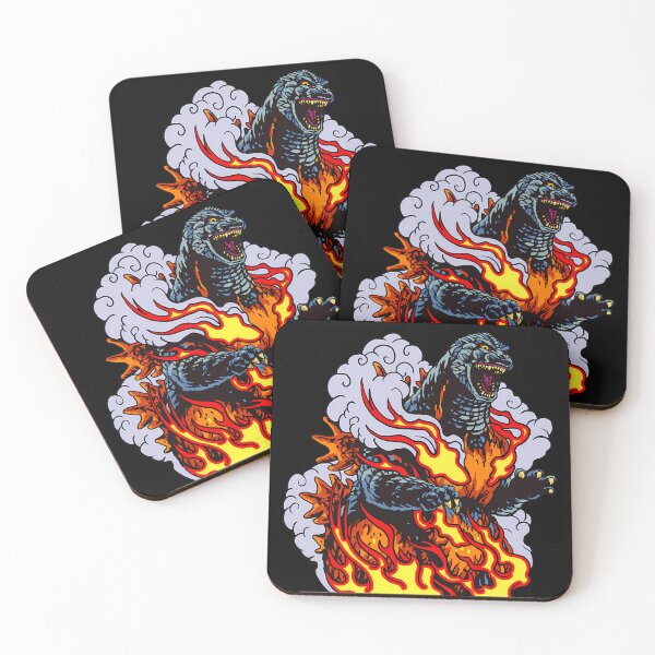 Item preview, Burning Godzilla designed and sold by BrownPfeffer.