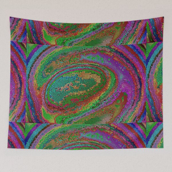 Item preview, Concentric shapes that generate movement designed and sold by EmilKintArt.