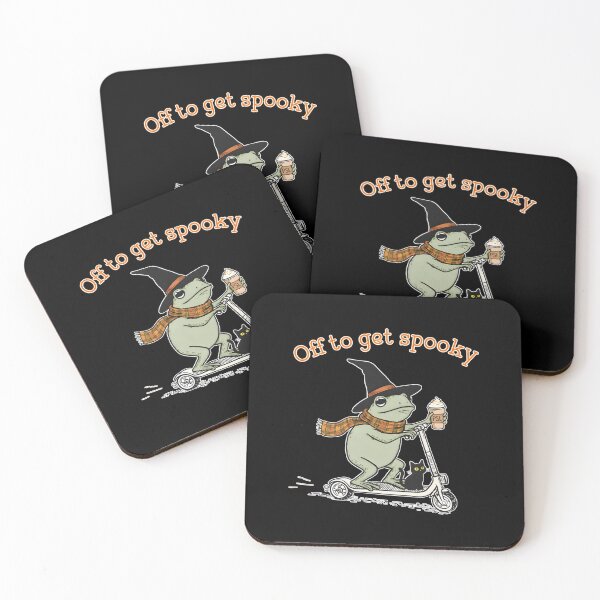 Item preview, Cute Frog Witch Spooky Halloween Scooter designed and sold by Dmo3HarkoArt.