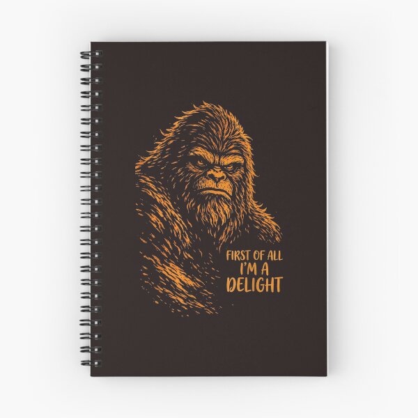 Item preview, First Of All Im A Delight Retro Bigfoot Sasquatch Funny Sarcastic Graphic designed and sold by mari-kayden.