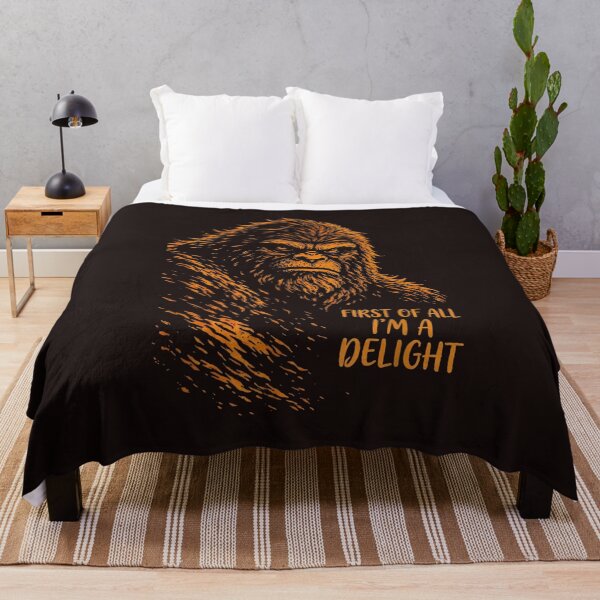 Item preview, First Of All Im A Delight Retro Bigfoot Sasquatch Funny Sarcastic Graphic designed and sold by mari-kayden.
