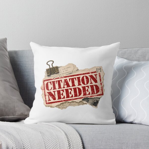 Item preview, Citation Needed - Funny Academic Research Vintage Sticker designed and sold by perdue-lasony.