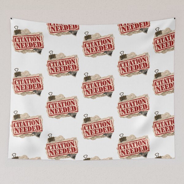 Item preview, Citation Needed - Funny Academic Research Vintage Sticker designed and sold by perdue-lasony.