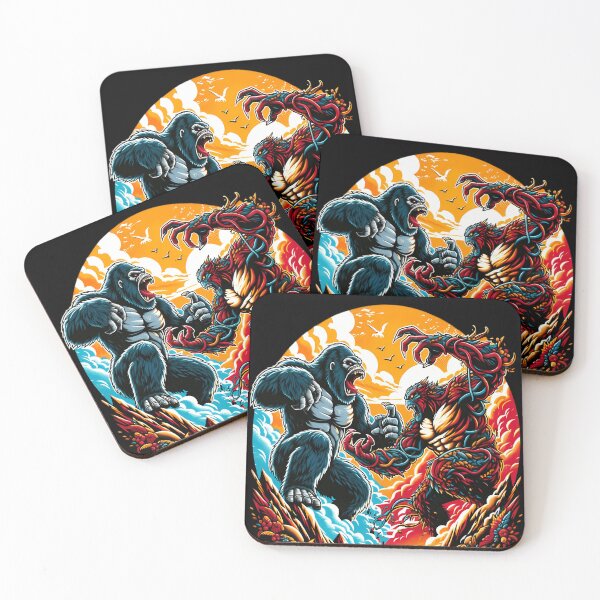 Item preview, King Kong Vs Gagola - Epic Monster Showdown designed and sold by BrownPfeffer.