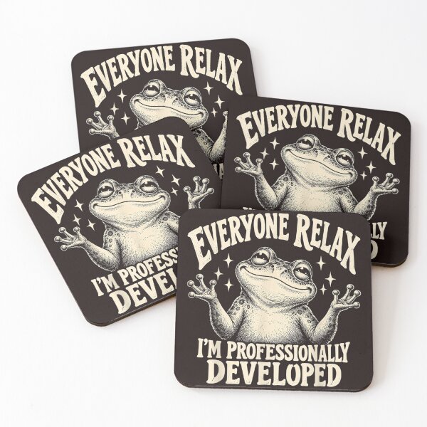 Item preview, Everyone Relax Im Professionally Developed Funny Frog Toad Graphic designed and sold by mari-kayden.