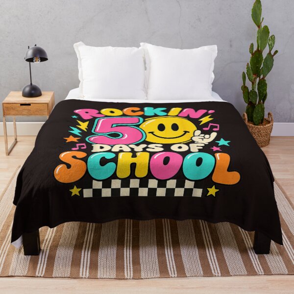 Item preview, Rockin 50 Days of School Retro Smiley Face Teacher Student Graphic designed and sold by mari-kayden.