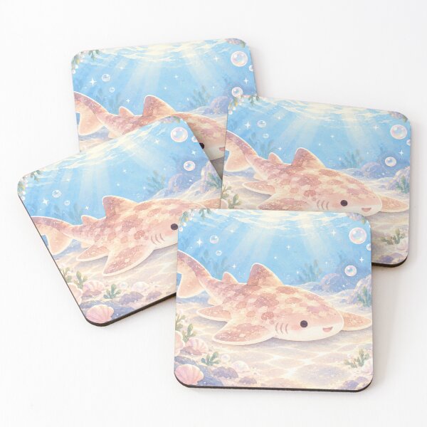 Item preview, Shark Resting on a Sunlit Sandy Seabed designed and sold by AshiraCreations.