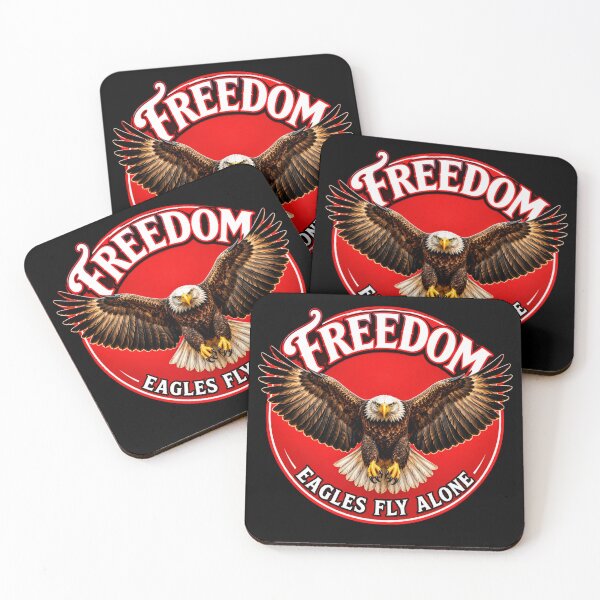 Item preview, Freedom Eagles Fly Alone Graphic T-Shirt designed and sold by Ibrahimsaeed27.