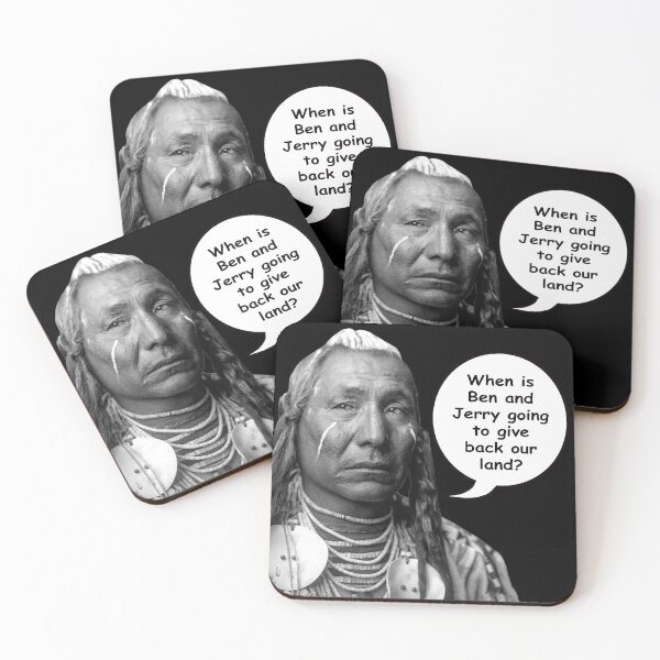 Item preview, When is Ben and Jerry going to give back our land? designed and sold by Allen Peterson.