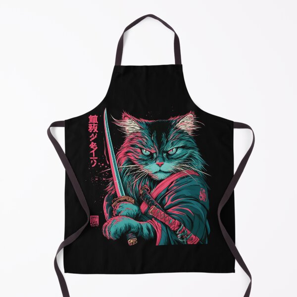 Item preview, samurai cat  designed and sold by NovaBlossomCo.
