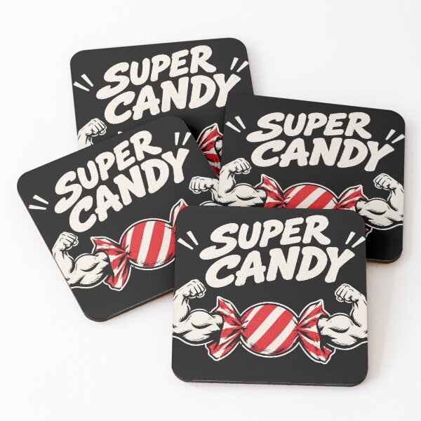 Item preview, SUPER CANDY – Strong Sweets Vintage Comic Art designed and sold by kaipapershop.