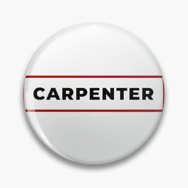 Item preview, Carpenter Illustration with Red Frame Design for Craftsmanship Enthusiasts designed and sold by Jonathanmc-17.