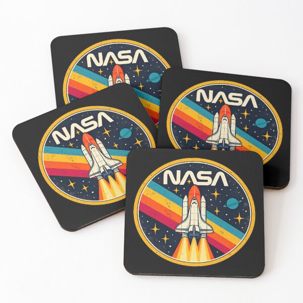 Item preview, Vintage Nasa, Retro NASA Space Exploration Rocket designed and sold by graphic-genie.