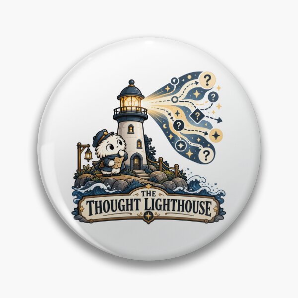 Item preview, Thought Lighthouse | Surreal Overthinking Art designed and sold by pradeepvisuals.