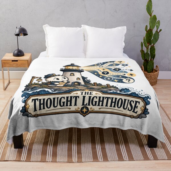 Item preview, Thought Lighthouse | Surreal Overthinking Art designed and sold by pradeepvisuals.