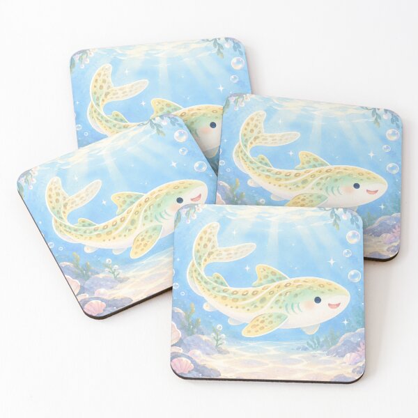 Item preview, Shark With Golden Spots in a Sunlit Grotto designed and sold by AshiraCreations.