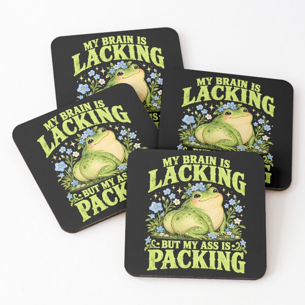 Item preview, My Brain Is Lacking But My Ass Is Packing  designed and sold by Ajahakodoma.