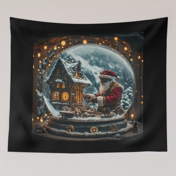 Item preview, Santa's Workshop Making Toys for Christmas designed and sold by meganlaub1.