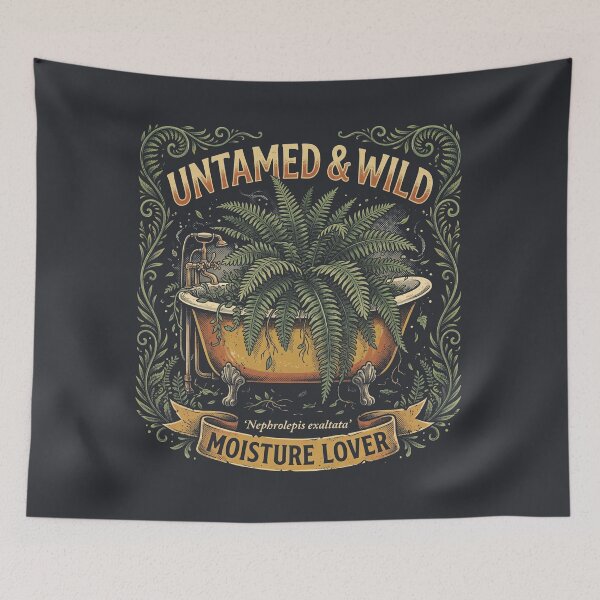 Item preview, Untamed And Wild Moisture Lover Bathtub Fern designed and sold by EdvvinStudios.