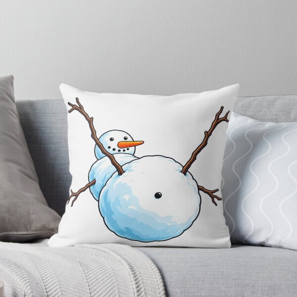 Item preview, Bottoms Up! Funny Snowman Christmas Cartoon designed and sold by SnarkleCo.