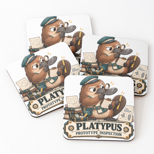 Item preview, Platypus Prototype Inspection | Weird Animal Humor designed and sold by pradeepvisuals.