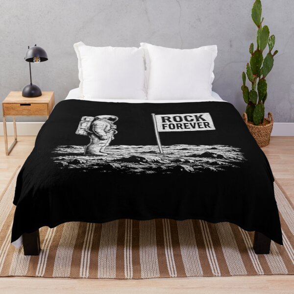 Item preview, Rock Forever Astronaut – Vintage Space Rock designed and sold by Nacho Average Designs.