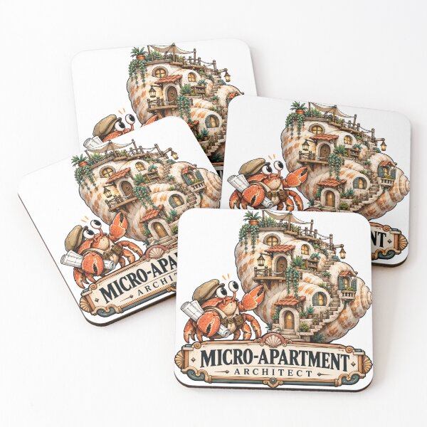 Item preview, Hermit Crab Micro Apartment | Surreal Animal Art designed and sold by pradeepvisuals.