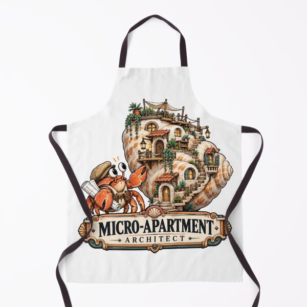 Item preview, Hermit Crab Micro Apartment | Surreal Animal Art designed and sold by pradeepvisuals.