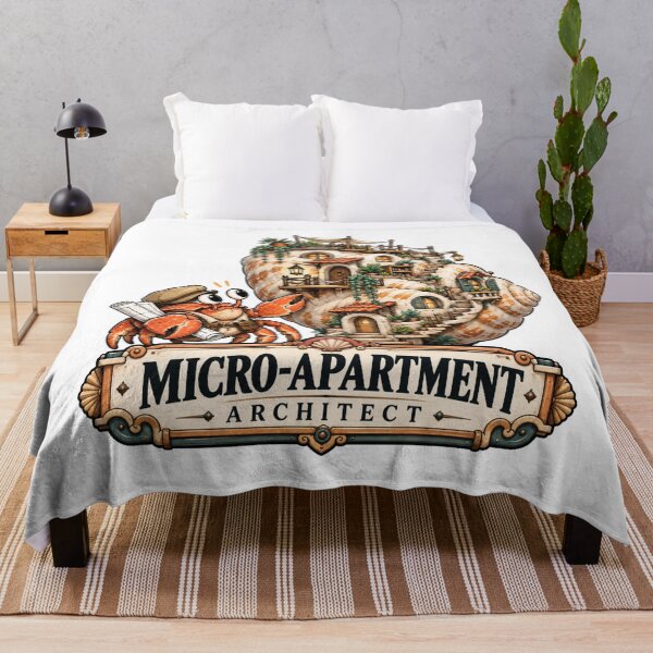 Item preview, Hermit Crab Micro Apartment | Surreal Animal Art designed and sold by pradeepvisuals.