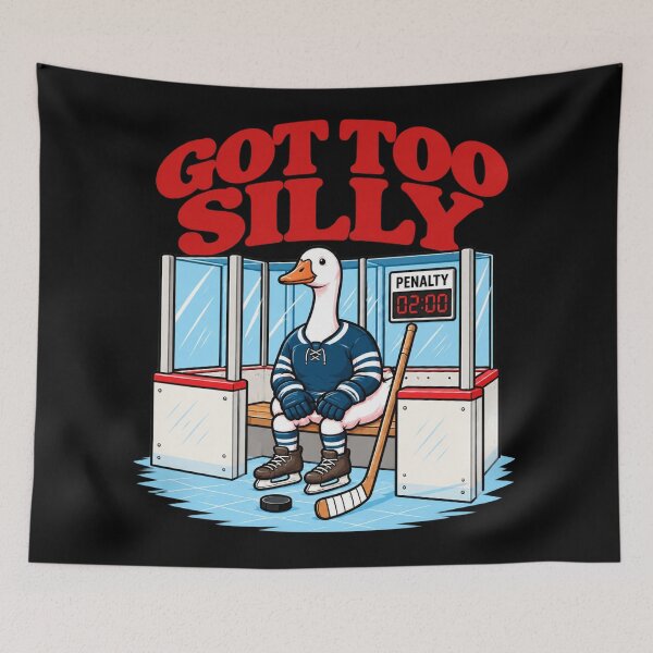 Item preview, Hockey Goose Sitting in the Penalty Box designed and sold by DienesAngele.