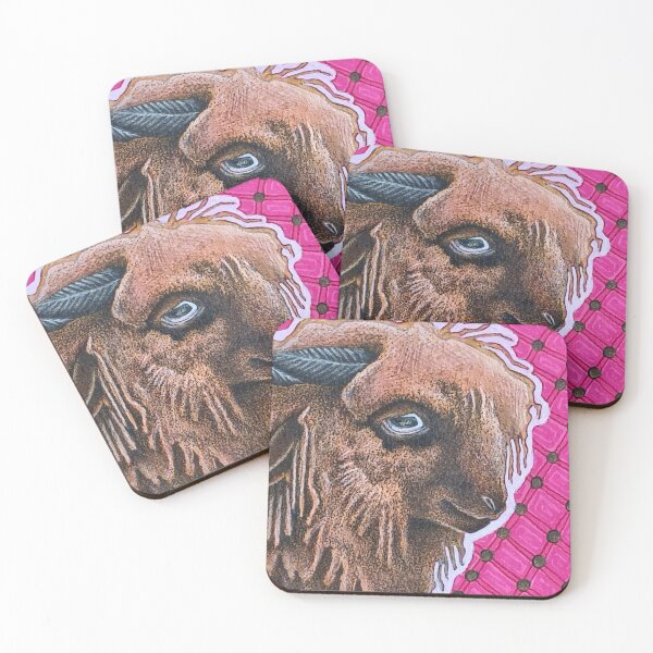 Item preview, Shaggy Sheep in Pinks designed and sold by mathiesmemos.