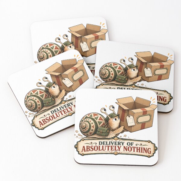 Item preview, Delivery of Absolutely Nothing | Funny Snail Art designed and sold by pradeepvisuals.