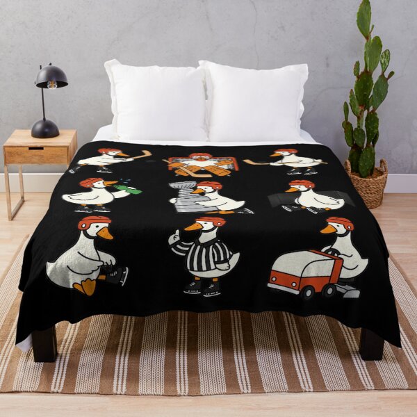 Item preview, Nine Cartoon Geese Playing Ice Hockey designed and sold by DienesAngele.