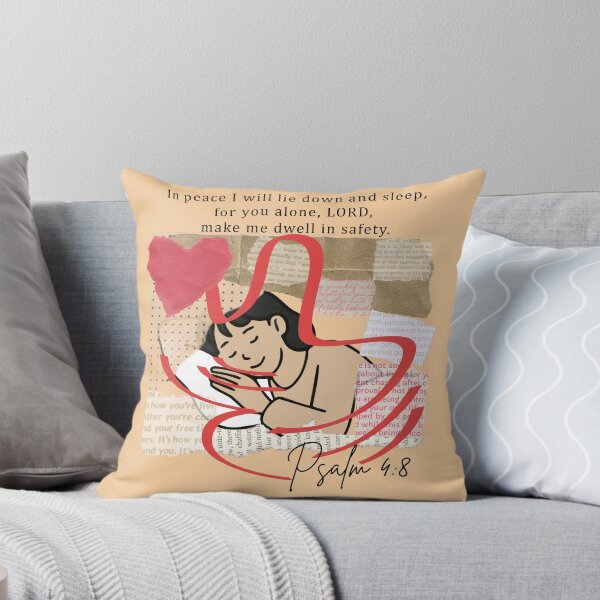 Item preview, In Peace I Will Lie Down and Sleep Psalm 4:8 designed and sold by Boy and Belugee Studio.
