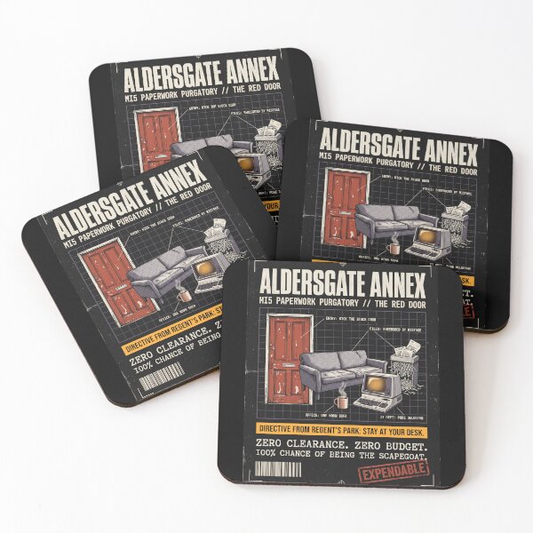 Item preview, Aldersgate Annex MI5 Paperwork Purgatory British Spy Parody designed and sold by Mircea786.