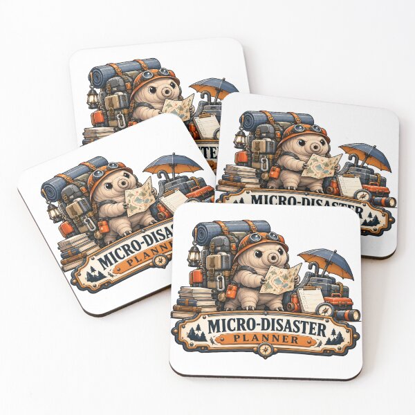 Item preview, Micro Disaster Planner | Funny Tardigrade Art designed and sold by pradeepvisuals.