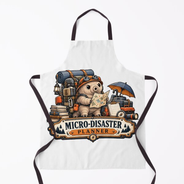 Item preview, Micro Disaster Planner | Funny Tardigrade Art designed and sold by pradeepvisuals.