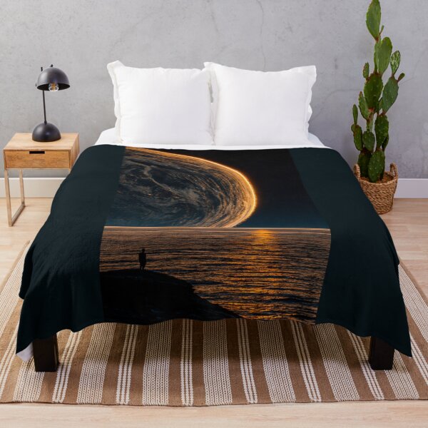 Item preview, Giant Planet Above a Lonely Ocean designed and sold by codex401.