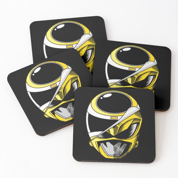 Item preview, Yellow Space Ranger vs Psycho Yellow Peeling Sticker Art designed and sold by clc7000.