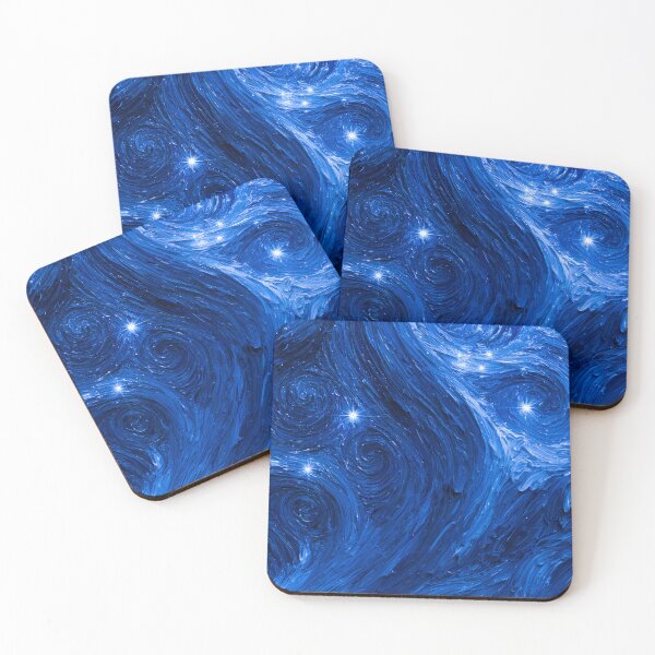 Item preview, Starry Swirling Night Above a Hilltop designed and sold by codex401.