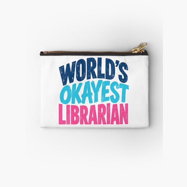 Item preview, World's Okayest Librarian Funny Library Staff Book Lover designed and sold by HumansStuck12.