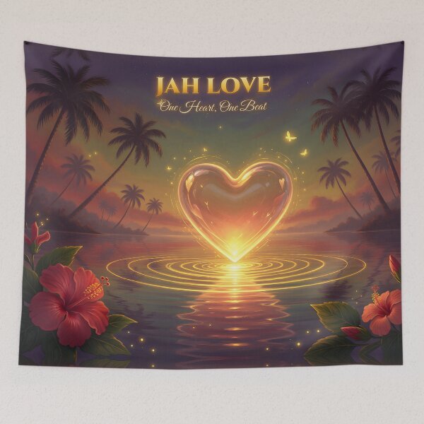 Item preview, Jah Love – One Heart, One Beat designed and sold by Hawaii26.