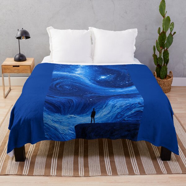 Item preview, Cliff Edge Under a Swirling Galaxy designed and sold by codex401.