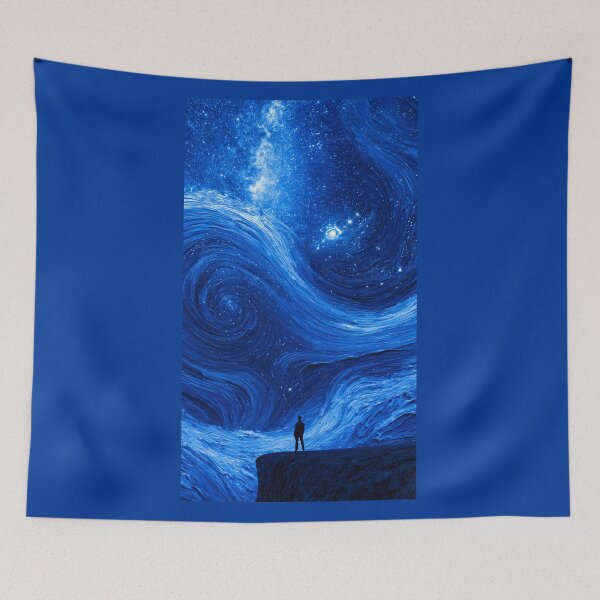 Item preview, Cliff Edge Under a Swirling Galaxy designed and sold by codex401.