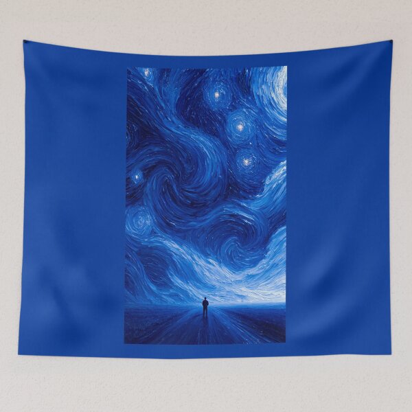Item preview, Alone Beneath a Sea of Swirling Stars designed and sold by codex401.