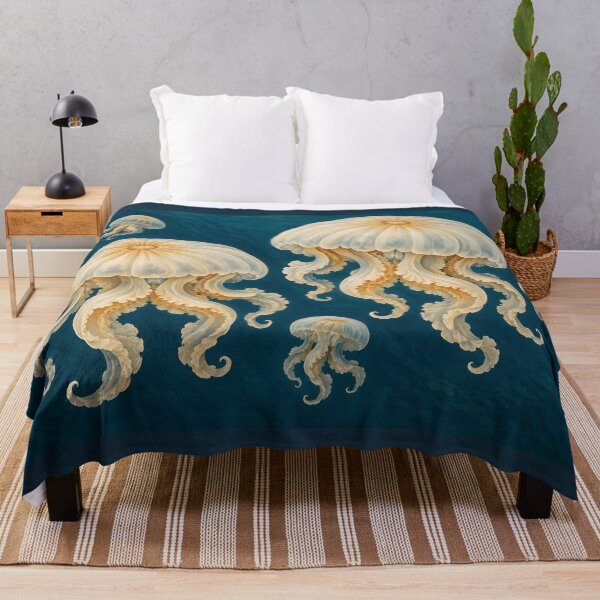 Item preview, Moonlit Jellyfish in a Midnight Sea designed and sold by AuraMuse Studio.