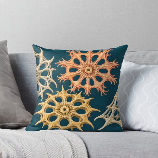 Item preview, Teal Ocean Geometry with Radiolarian Forms designed and sold by AuraMuse Studio.