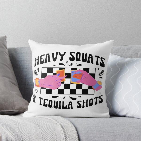 Item preview, Heavy Squats and Tequila Shots  designed and sold by Ratopartly.