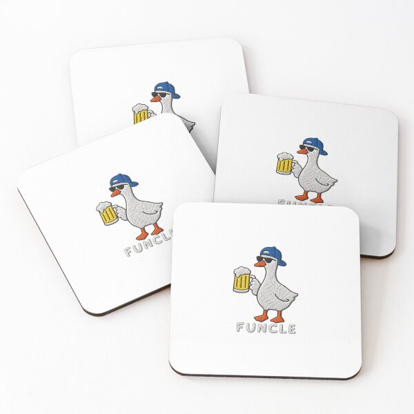 Item preview, Goose with Beer Mug and Backward Cap designed and sold by DogoMalulu.